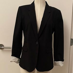 Vince Camuto black single button blazer